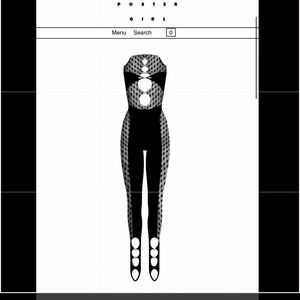 BLACK unworn Janice Jumpsuit from POSTER GIRL.